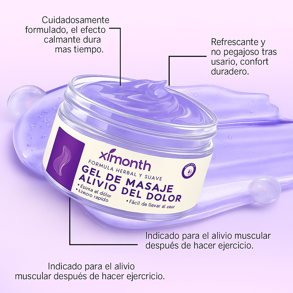 Gel de Masaje Calmante para Articulaciones Ximonth