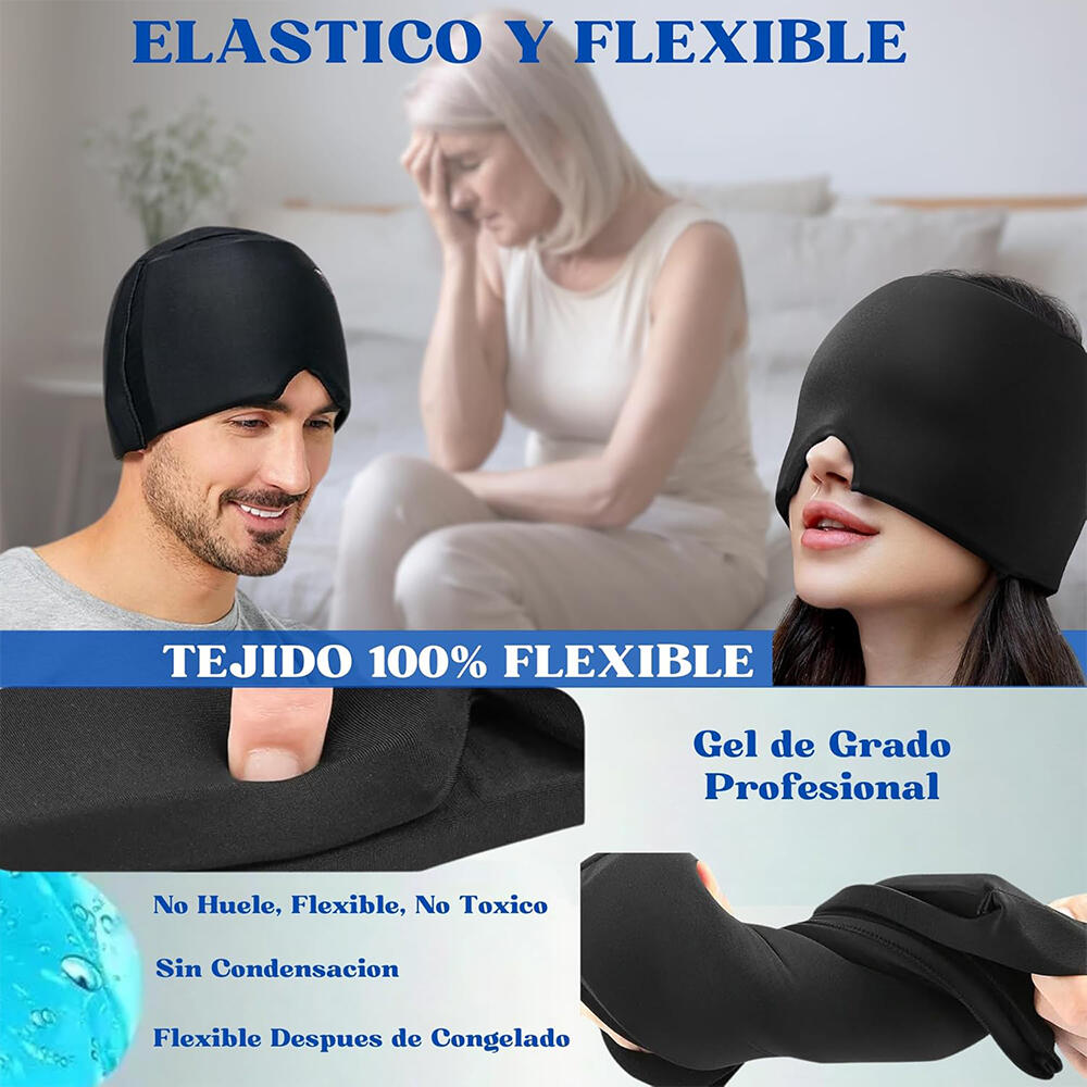 HeadRelief Pro – Gorro de Gel 360°