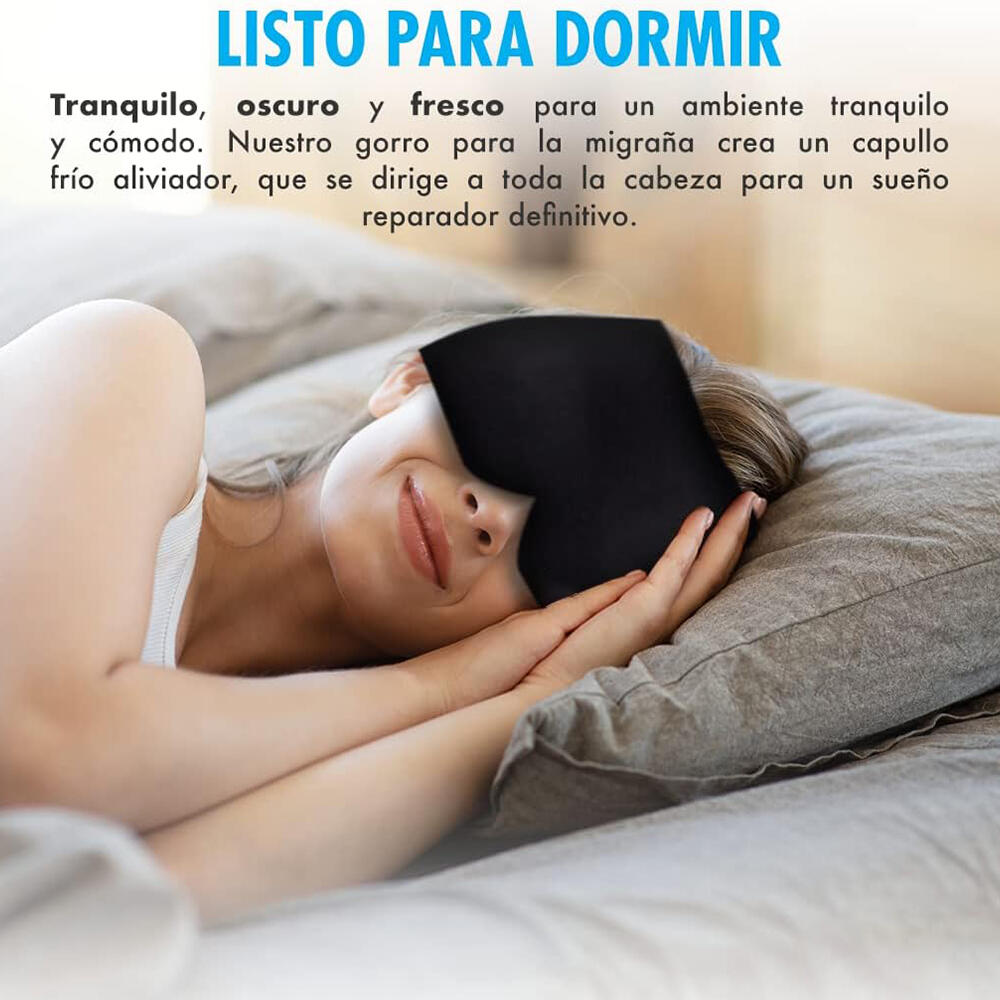 HeadRelief Pro – Gorro de Gel 360°