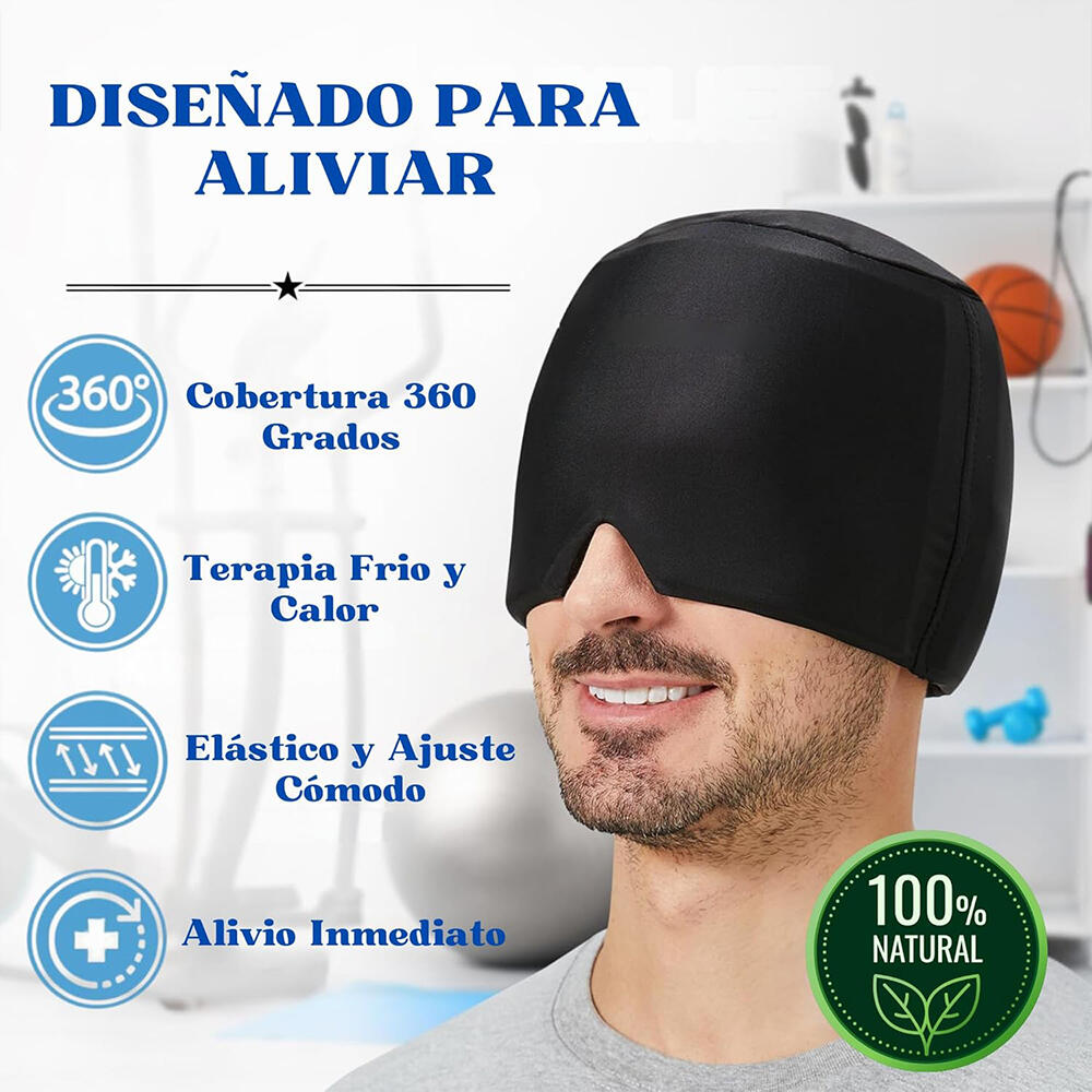 HeadRelief Pro – Gorro de Gel 360°