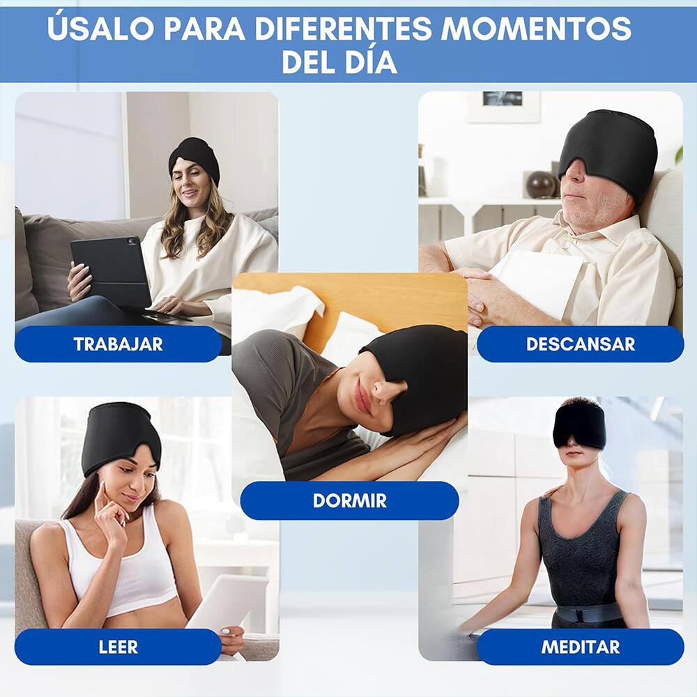 HeadRelief Pro – Gorro de Gel 360°