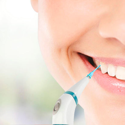 Set Cepillo Limpiador Interdental Eléctrico + Masajeador Capilar Rastrillo