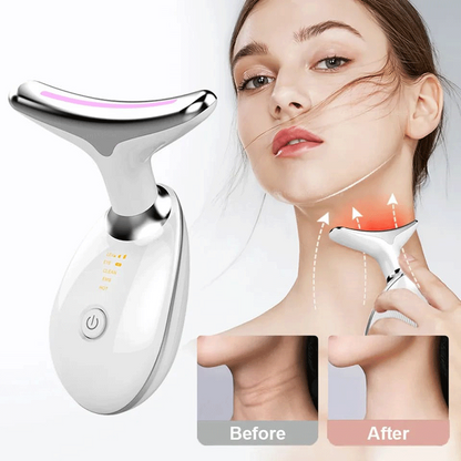 Masajeador Antiarrugas Facial con 7 Luces LED