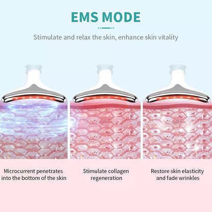 Masajeador Antiarrugas Facial con 7 Luces LED