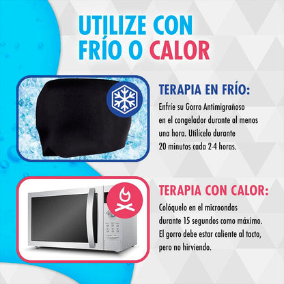 HeadRelief Pro – Gorro de Gel 360°